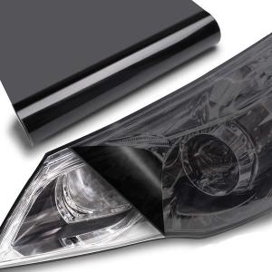 車用 外装 ヘッドライトフィルム 浅黒 30cm×200cm アイライン
