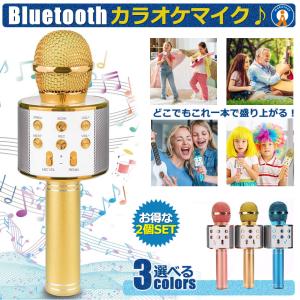 ワイヤレスマイク Bluetooth カラオケ エコー マイク 家庭用 USB