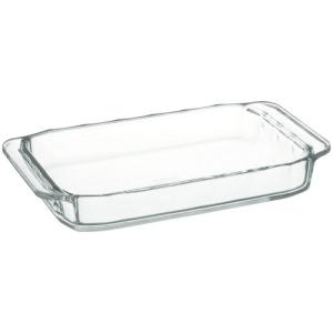 iwaki(イワキ) 耐熱ガラス オーブントースター皿 ベーシックシリーズ 240×145×