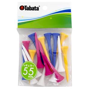 Tabata(タバタ) ゴルフ プラスリム レギュラーティー 55mm プラスチックティー