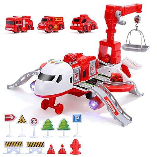 Cute Stone 飛行機 おもちゃ おままごと 子供向け 知育玩具 2in1 分解可能 航空