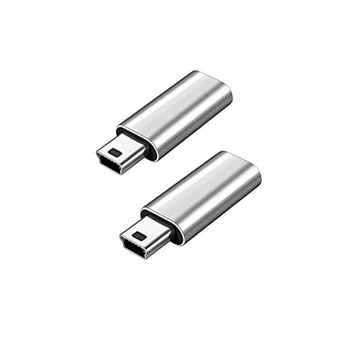 YFFSFDC USB C to ミニUSB 変換アダプタ 2個セット USB C (メス) - M...