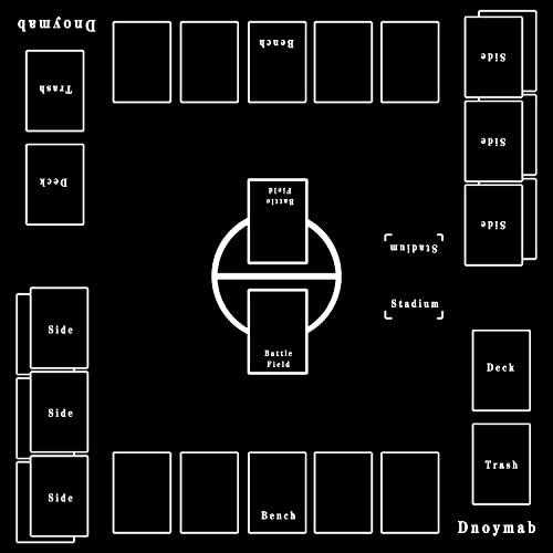 Dnoymab フルサイズ プレイマット カードゲーム ラバー プレイマット 2人用 滑り