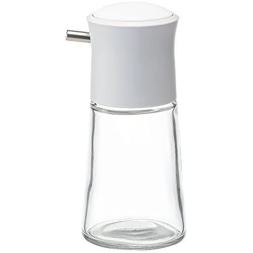 リス 調味料 プッシュ式 醤油差し ホワイト 80ml スタビアリュクス プッシュ調味