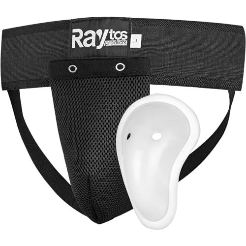 Raytos ファールカップ ボクシング 格闘技 金的ガード PVCカップ 取り外し可能 (