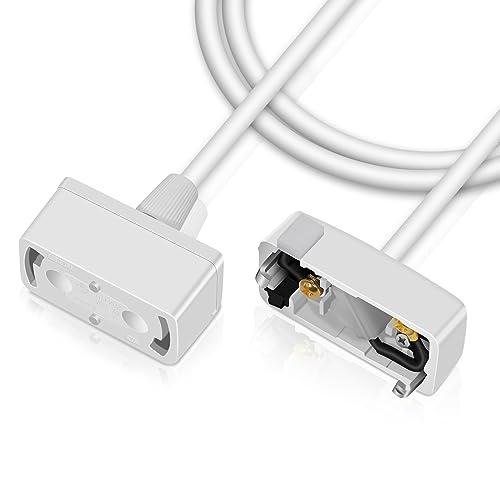 Pispoer|シーリング 延長コード|角型引掛シーリングアダプター 配線プラグ|延長