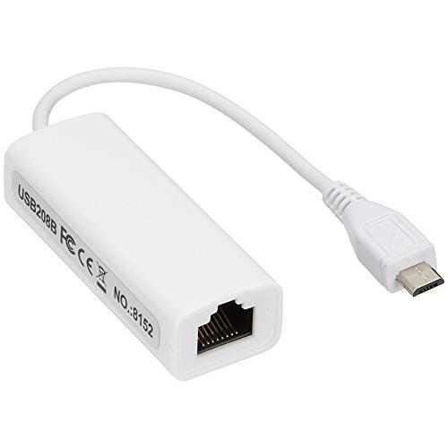 タイムリー TIMELY スマホやタブレットを有線LAN接続できるケーブル microUSB(オ
