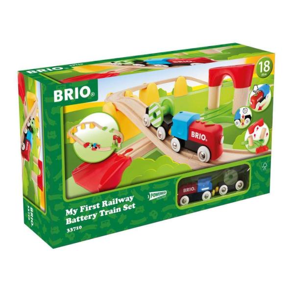 BRIO マイファースト バッテリーパワーレールセット 33710