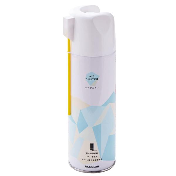 エレコム エアダスター 逆さ使用OK 390ml ECO (フロンガス不使用) 広域・ポイン