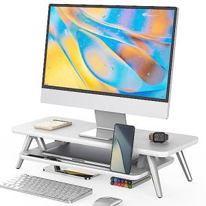 STARSIKIデュアル モニター台 2段式 モニタースタンド USB 3.0 データ