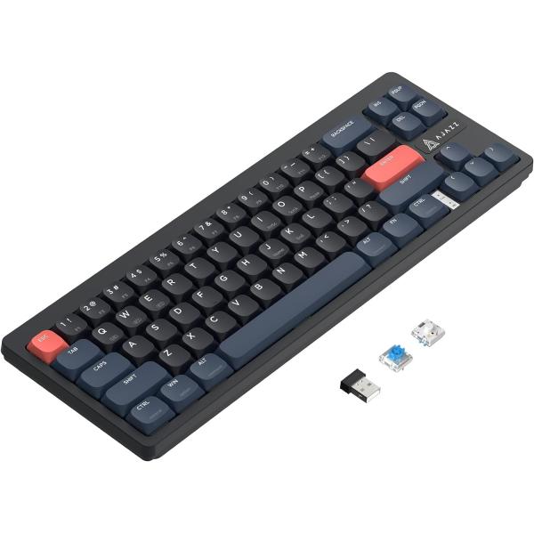 MAMBASNAKE + AJAZZ AKL680ワイヤレスメカニカルキーボード 軽量メカニカルキー