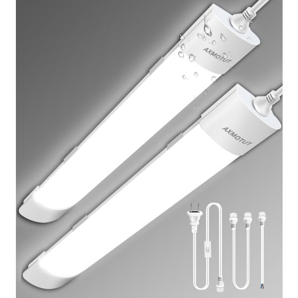 LED蛍光灯 18W消費電力 60cm 直管 器具一体型 グロー式工事不要 高輝度 2000LM