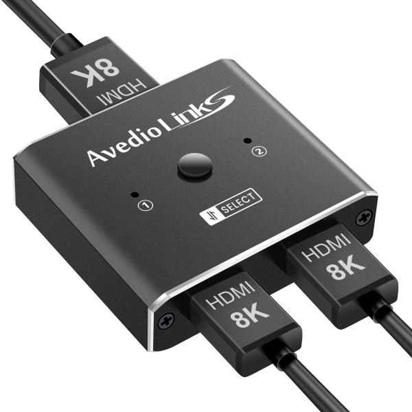 【8K@60Hz安定版】avedio links HDMI 切替器 超高速HDMI 2.1 セレクタ...