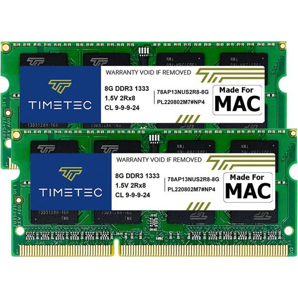 Timetec Hynix IC 16GB(2x8GB) MAC用 DDR3 1333 MHz PC...