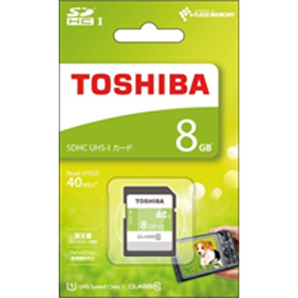 TOSHIBA SDHCカード 8GB Class10 UHS-I対応 (最大転送速度40MB/s)...