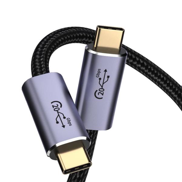 USB-C &amp; USB-C ケーブル Type C ケーブル USB3.2 Gen2(20Gbps)...