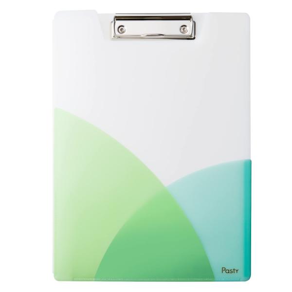 PLUS(プラス) プラス クリップボード Pasty クリップファイル A4 マスカットグリ