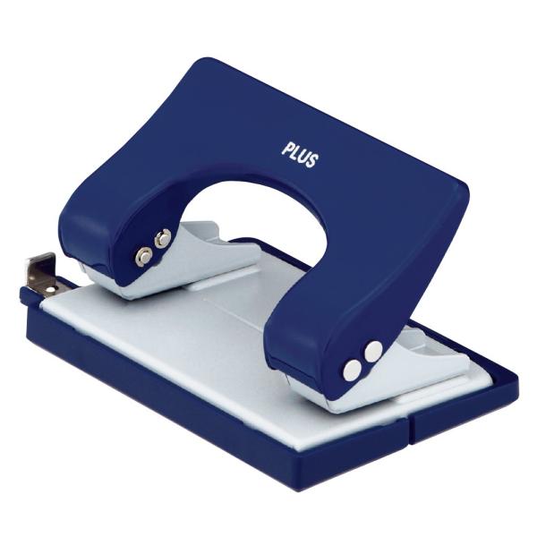 プラス パンチ フォース1/2 2穴 穴あけ枚数16枚 PU-816AB ブルー 30-693