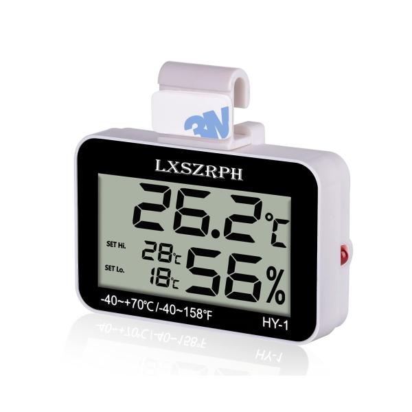 LXSZRPH 温湿度計 デジタル 爬虫類 温度計 両生類 湿度計 最高最低温度アラーム