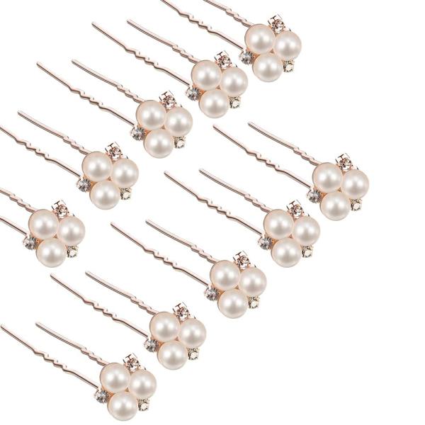 パールピン パール Ｕピン ヘアアクセサリー 髪飾り ヘアピン パール パーティＵ