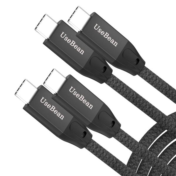 UseBean USB C &amp; USB Cケーブル1M(2本セット)【USB 3.2 Gen 2X2...