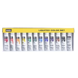 リキテックス(Liquitex) ガッシュ・アクリリック プラス 12色セット G1 10ml