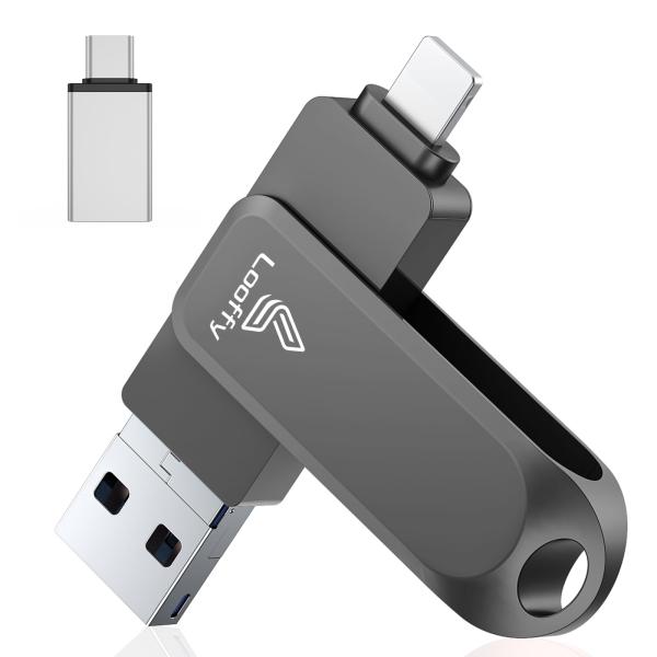 【2024年秋登場】４in1 i Phone対応 USBメモリ 128GB iPad対応 usbメモ...