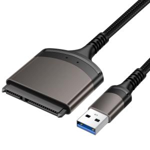chenyang SATAからUSBナイロン編組ケーブル USB 3.0~2.5インチ SATAハードドライ