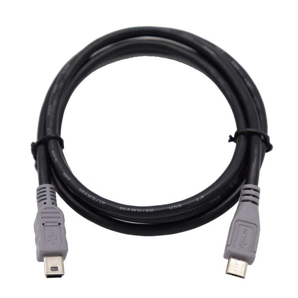 USB OTG ケーブル（Micro USB-B to USB mini-B）オスtoオスタイプ M...