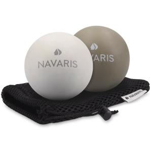 Navaris ストレッチボール 2個セット ラクロスボール ヨガボール - トリガーポイ