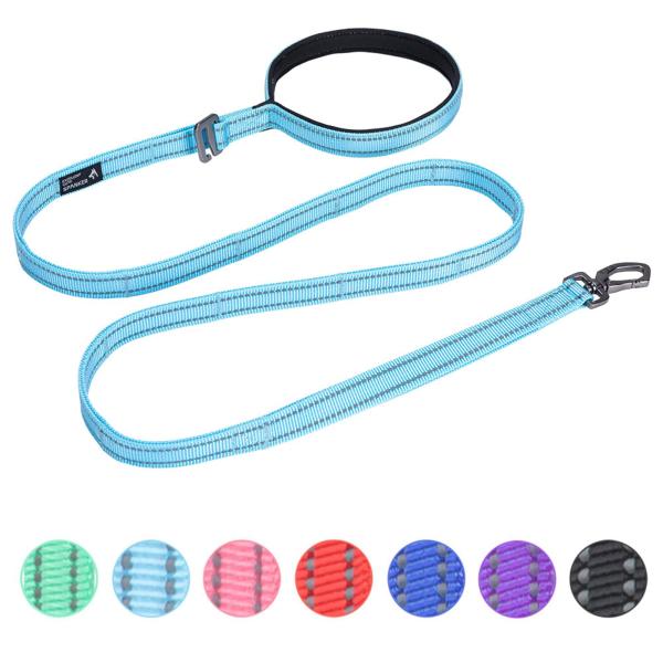 EXCELLENT ELITE SPANKER リード 犬 両面反射ナイロン犬リードパッド1.5米ナ...