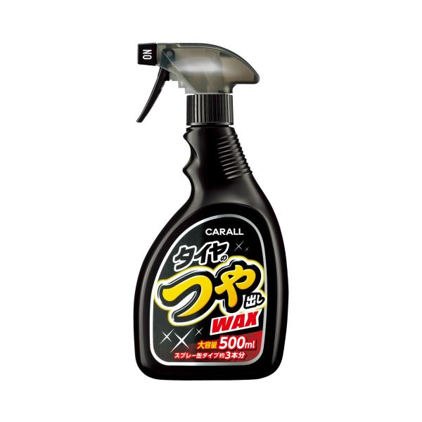 カーオール (Carall) 車用 洗車用品 タイヤのつや出しワックス 500ml 2066