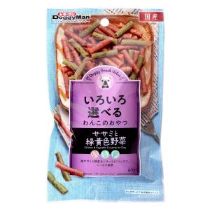 ドギーマンハヤシ ドギースナックバリューササミと緑黄色野菜 80ｇ