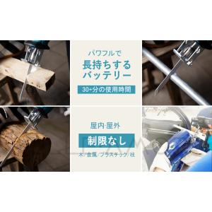 レシプロソー 充電式 電動ノコギリ 電動チェー...の詳細画像1
