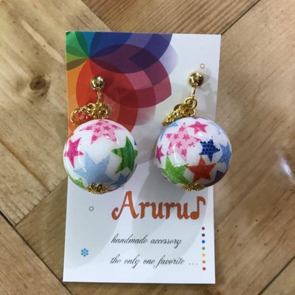 【Aruru♪】 デコナップビーズ イヤリング [5] 【メール便対応】