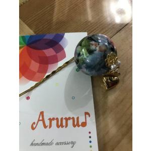 【Aruru♪】 デコナップビーズ ヘアピン [3] 【メール便対応】