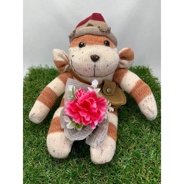 【Freddo】ソック モンキー サル 靴下 ぬいぐるみ 母の日 出産祝 お誕生日プレゼント ギフト...