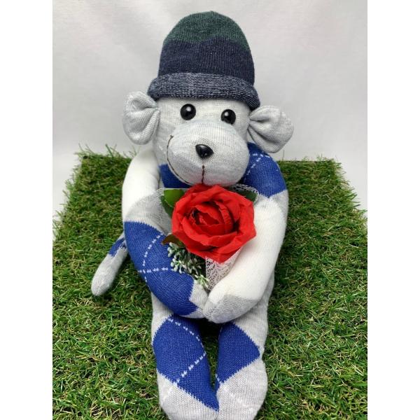 【Freddo】ソック モンキー サル 靴下 ぬいぐるみ 母の日 出産祝 お誕生日プレゼント ギフト...