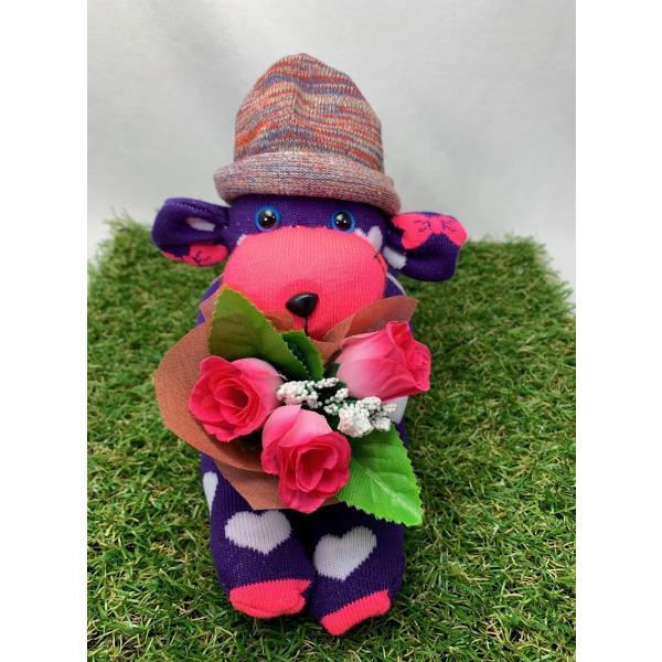 【Freddo】ソック モンキー サル 靴下 ぬいぐるみ 母の日 出産祝 お誕生日プレゼント ギフト...