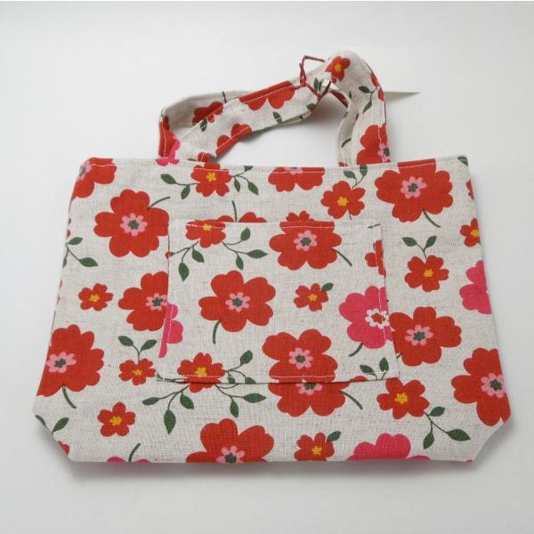 【Nana.Co】 ワンマイルトート 赤 【メール便対応】