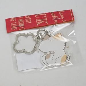 【にゃんこと僕】 アクリルキーホルダー みけにゃん n03-014 【メール便対応】｜shopfreddo