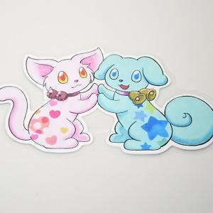 【ポカポカ☆ロッジ】 ビックカード 犬&猫 p03-045 【メール便対応】