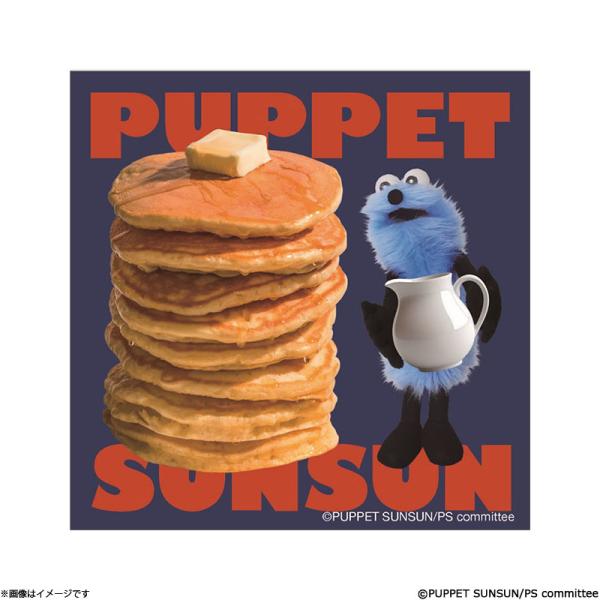 【フジテレビ限定】パペットスンスン クリアステッカー パンケーキ
