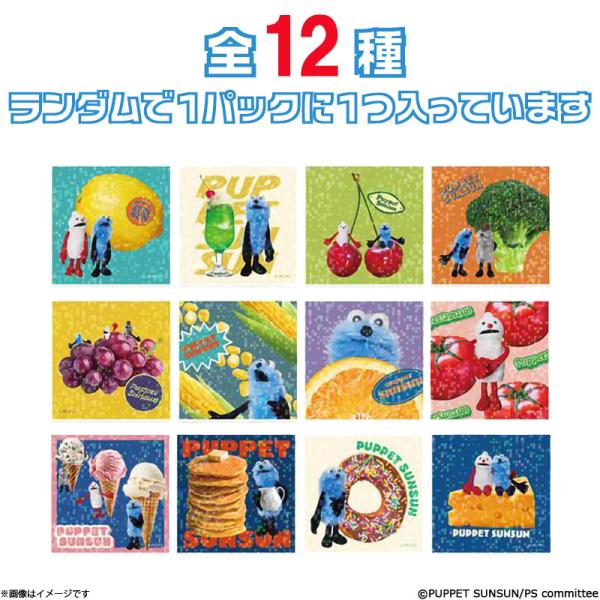 【フジテレビ限定】パペットスンスン miniスクエアカードコレクション(全12種／ランダム1種封入)