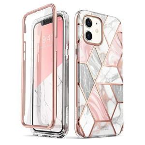 i-Blason iPhone12 mini ケース 5.4インチ 2020 女性向け 液晶保護フレーム付き バンパーとケースの二重構造 米軍MIL