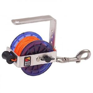 Dive Rite Classic Safety Reel, 140ft Orange Line W/ Shackle Snap