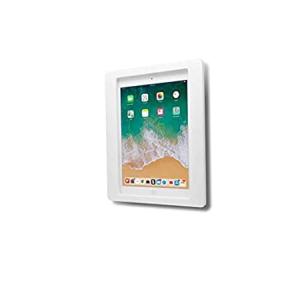 TABcare 盗難防止アクリルVESAエンクロージャ Apple iPad Mini 1/2/3用 壁マウントキット&90度アングル充電ケーブル (