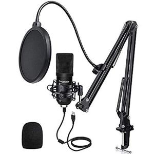 Panamalar USB Condenser Microphone Kit,192Khz/24Bit Studio Recording Mic PC