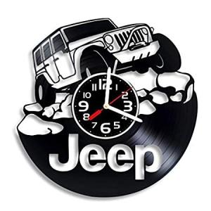BroStore Decor Clock Compatible with Jeep Vinyl Wall Clock, Clock with The