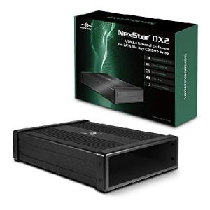 NexStar DX2 USB 3.0 外部エンクロージャ設計 5.25インチ ブルーレイ/CD/DVD SATAドライブ用 DX第2世代 ドライバー不要 アルミ合金